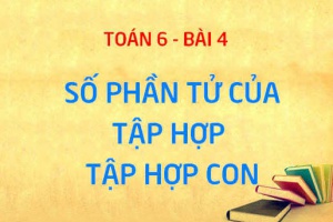 Số phần tử của tập hợp, tập hợp con là gì? - Toán 6 bài 4